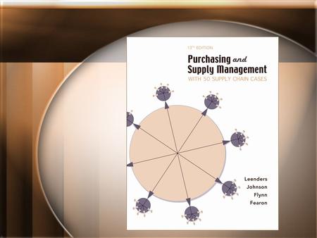 Chapter 20 Strategy in Purchasing and Supply Management.
