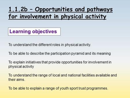 what are the objectives of physical education and its meaning