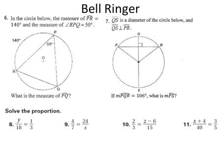 Bell Ringer 6. 7.. Similar Polygons Two polygons are similar polygons if corresponding angles are congruent and corresponding side length are proportional.