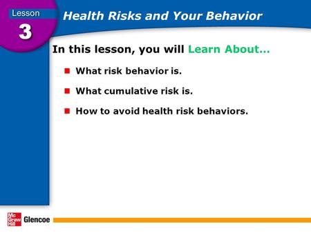 Health Risks and Your Behavior