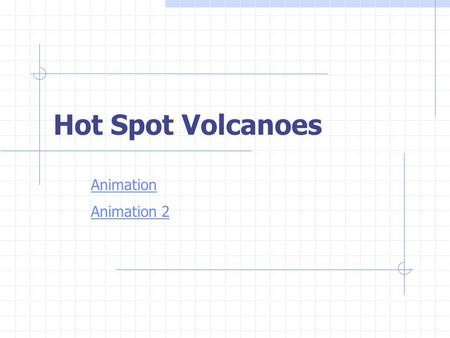 Hot Spot Volcanoes Animation Animation 2.
