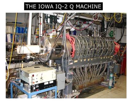 THE IOWA IQ-2 Q MACHINE. Schematic diagram of IQ-2 HP-E HP-W Pumping system 30 cm 198 cm 60 cm 63.5 mm 50 cm.