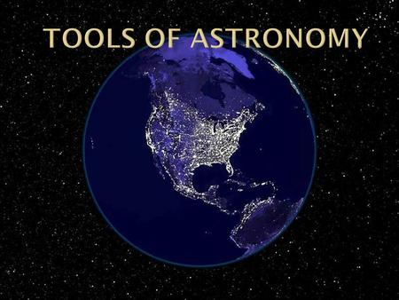 In many cases, light from distant objects is the only tool that astronomers can use to learn about the universe  Light is a common term for electromagnetic.