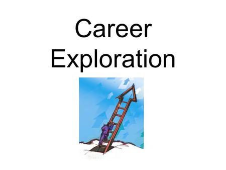 Career Exploration. Introduction How many times have you been asked, What do you want to be when you grow up? What has been your response? If you’re like.