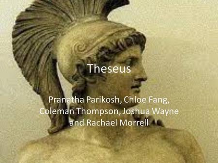 Theseus Pranatha Parikosh, Chloe Fang, Coleman Thompson, Joshua Wayne and Rachael Morrell.