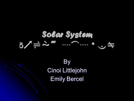 Solar System Solar system