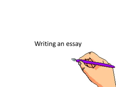 Writing an essay. There are six steps to writing an AP essay.