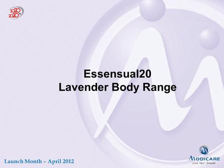 Essensual20 Lavender Body Range Launch Month – April 2012.