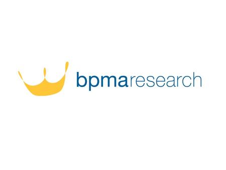 2 BPMARESEARCH The survey was commissioned by the BPMA and individual in depth interviews were carried out by an independent research agency in April.