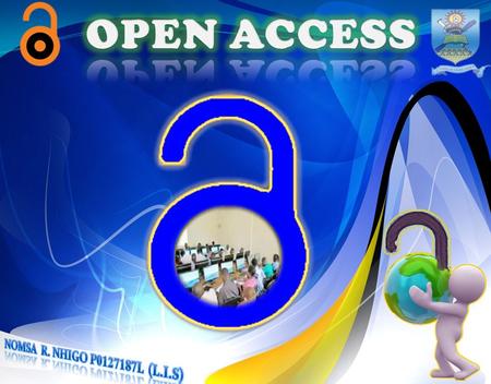  Open access means that information can be freely accessed by anyone in the world using an internet connection. (Sherp Authors &Open access,2006 ) anyone.