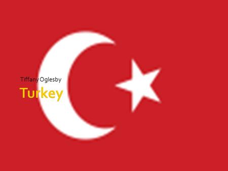 Tiffany Oglesby.  For the students to get a historical understanding of the country Turkey.