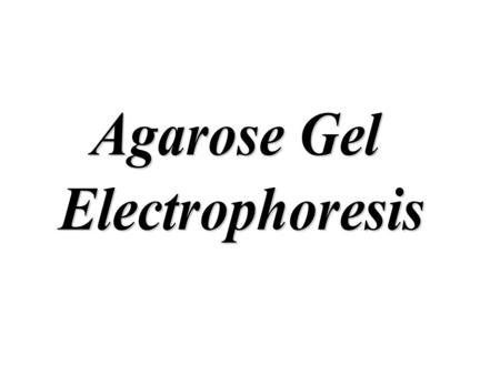 Gel electrophoresis is a method for separation and analysis of macromolecules(DNA, RNA and proteins) and their fragments, based on their size and charge.