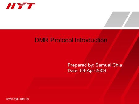 DMR Protocol Introduction