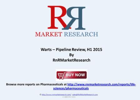 Browse more reports on Pharmaceuticals at  sciences/pharmaceuticalshttp://www.rnrmarketresearch.com/reports/life-
