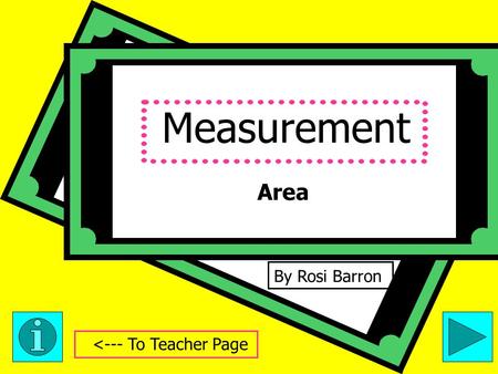Measurement By Rosi Barron Area 
