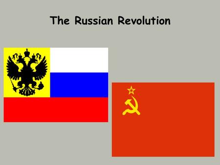 The Russian Revolution. Pre-Revolutionary Russia Nicholas II became tsar in 1884. Absolute ruler - only true autocrat left in Europe No type of representative.