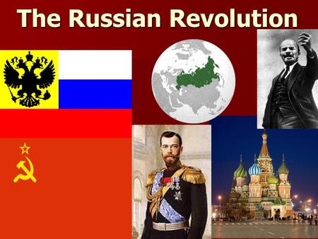The Russian Revolution. Essential Question What events and people helped cause the Russian Revolution? What events and people helped cause the Russian.