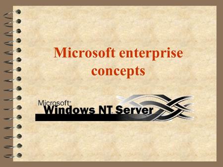 Microsoft enterprise concepts. NT Layered Network Architecture Network Interface Card Network Adapter Card Drivers NDIS InterfaceStreams Transport Protocols.