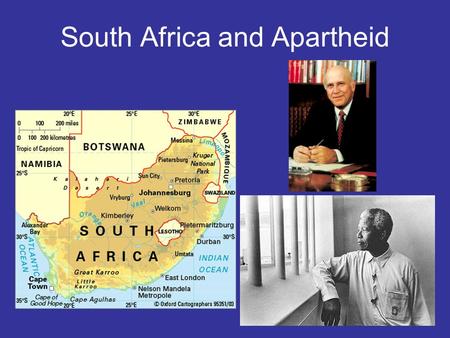 South Africa and Apartheid. South Africa More Europeans settlers came to South Africa than to anywhere else on the continent. Many fair-skinned Europeans.