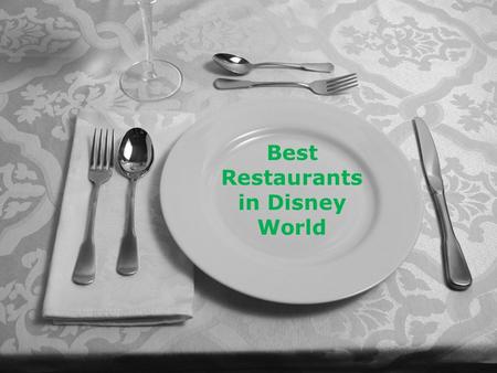 Best Restaurants in Disney World. Disney World is not just about rides and attractions. Another thing that people love about this world famous theme park.