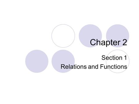 Chapter 2 Section 1 Relations and Functions. ALGEBRA 2 LESSON 2-1 Graph each ordered pair on the coordinate plane. 1. (–4, –8) 2. (3, 6) 3. (0, 0) 4.