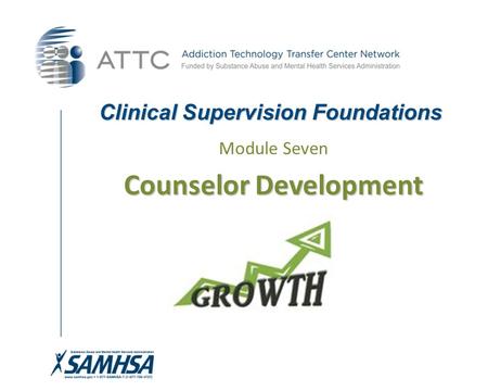 Clinical Supervision Foundations Module Seven Counselor Development.