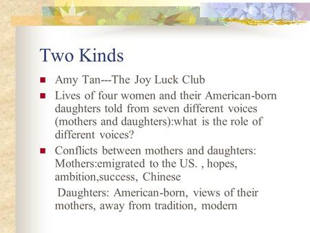 two kinds by amy tan character analysis