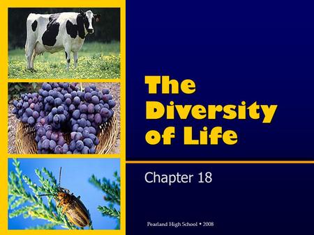The Diversity of Life Chapter 18