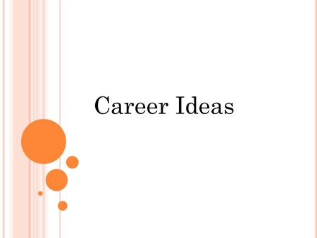 Career Ideas. PROCEDURES Connect Ideas & Concept:Career “Today we will examine careers and how to prepare for a job. Lead a brief discussion about the.