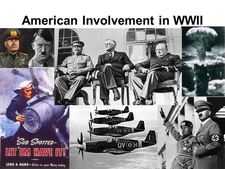 American Involvement in WWII