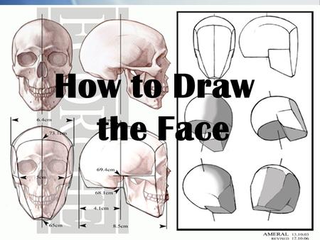 How to Draw the Face. The face is the feature which best distinguishes a person.