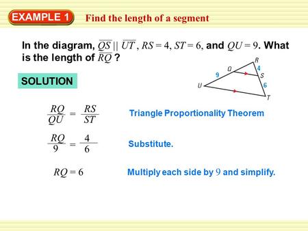 Find the length of a segment