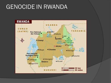 GENOCIDE IN RWANDA. RWANDA’S HISTORY  Former colony of Belgium 1916 – 1962 Belgians considered Tutsis superior  Rwanda Gained independence in 1962 
