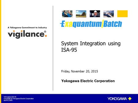 System Integration using ISA-95