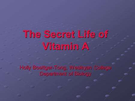 What is Vitamin A ? Required for normal vision