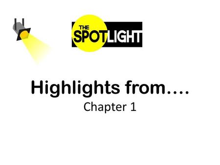 Highlights from…. Chapter 1. Chapter 1 Word Wall P.L. 94-142 IDEA inclusion Natural environment NCLB.