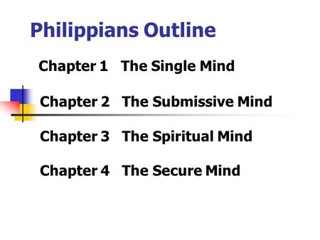 Chapter 1 The Single Mind