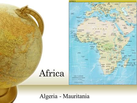 Africa Algeria - Mauritania. Algiers Algeria Angola.