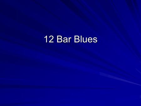 12 Bar Blues. The notes in a key have Numbers abcdefgabcdefg12345671234567abcdefgabcdefg12345671234567.