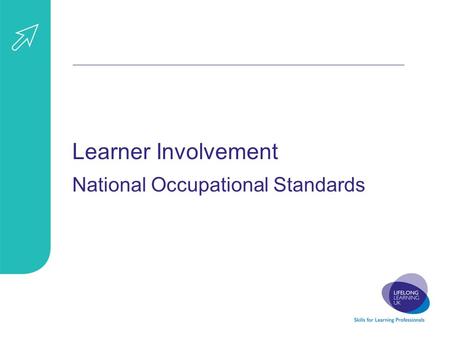 Learner Involvement National Occupational Standards.