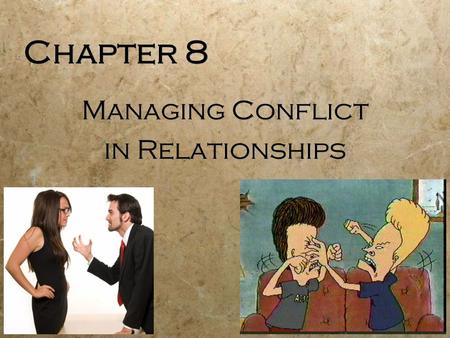 Managing Conflict in Relationships