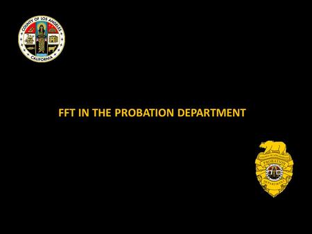 FFT IN THE PROBATION DEPARTMENT. BEFORE FFT 2 2008 TWO TEAMS FORMED FFT INC. MONITORS FIDELITY 3.