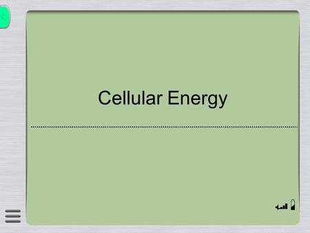 Cellular Energy. Chemical Energy and ATP  Most cell processes use ATP for energy  Do you get energy from eating sugar?  Yes?  No?