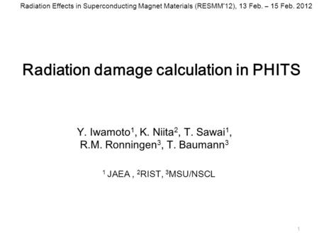 Radiation damage calculation in PHITS