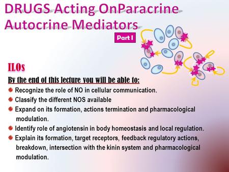 DRUGS Acting OnParacrine Autocrine Mediators