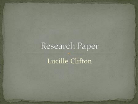 Lucille Clifton. Investigation Study Exploration Inquiry Enquiry precise investigation into a subject in order to discover facts, to establish or revise.