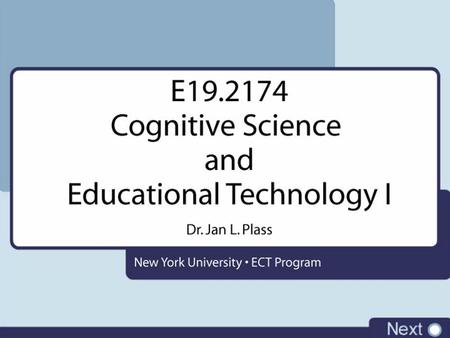 Cognitive Science Overview Cognitive Science Defined The Brain Assumptions of Cognitive Science Cognitive Information Processing Cognitive Science and.