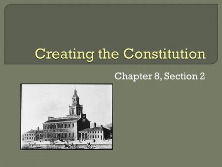 Chapter 8, Section 2.  In September 1786, delegates from five states met in Annapolis, Maryland to discuss ways of amending the Articles of Confederation.
