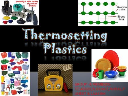 examples for thermosetting plastics