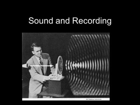 Sound and Recording. Overview Soundtracks Sound Basics Recording Dialogue Effects Music Mixing.